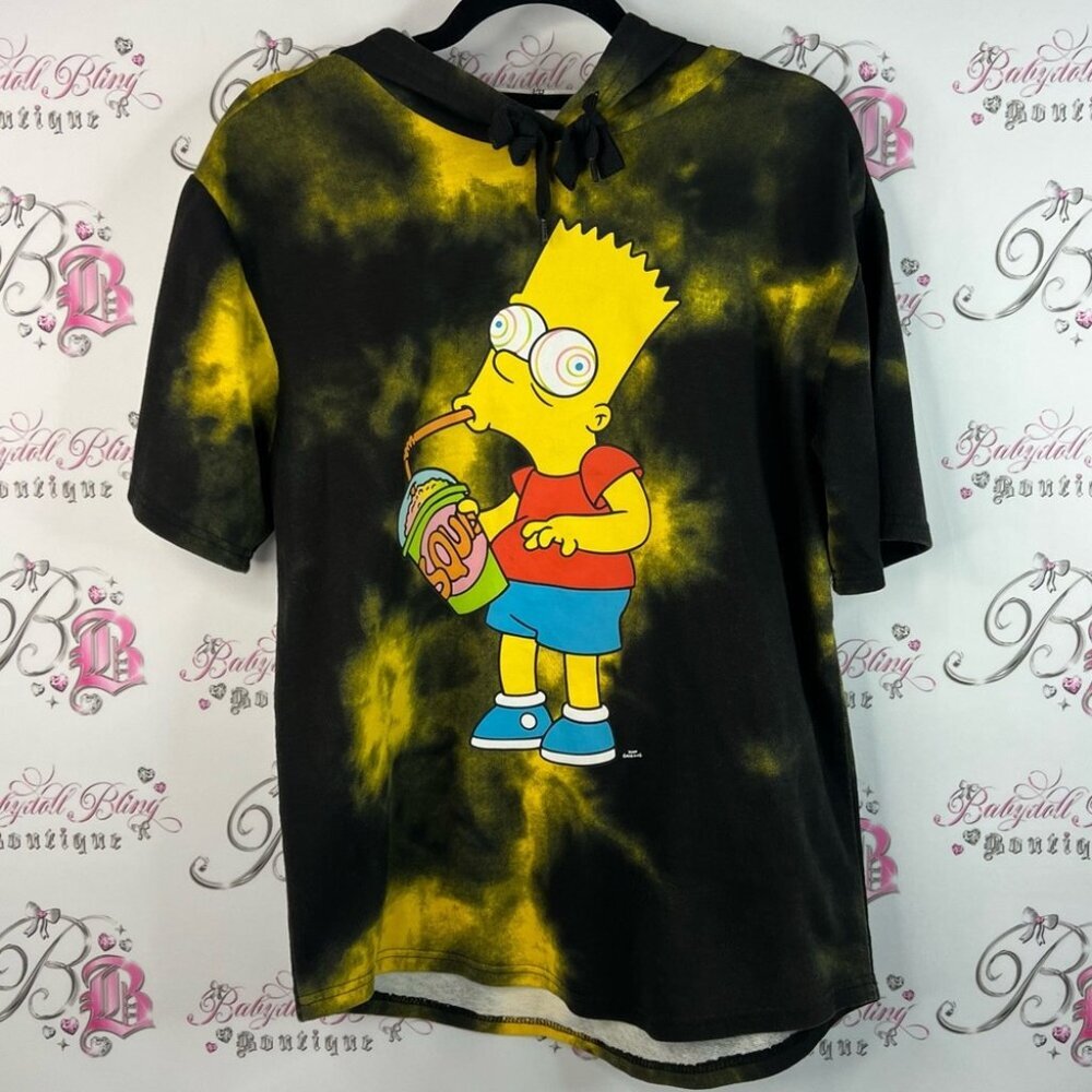The simpsons sweater shirt hoodie tshirt squeeze Black and Yellow Graphic Shirt